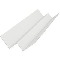 Fibre Cement Cladding Aluminium Internal Corner - 3mtr White
