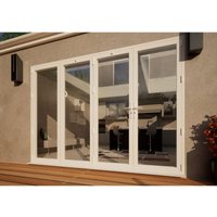 Aluminium Bifold Door - 3000mm White - 3 Left 1 Right