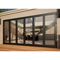 Aluminium Bifold Door - 4200mm Anthracite Grey - 3 Left 3 Right