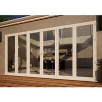 Aluminium Bifold Door - 4200mm White - 3 Left 3 Right
