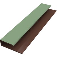 Chartwell Green Woodgrain Soffit J Trim - 5mtr