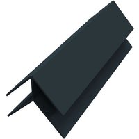 Anthracite Grey Smooth Soffit External Corner Trim - 5mtr