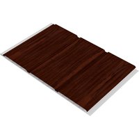 300mm Rosewood Hollow Soffit Board - 10mm x 5mtr
