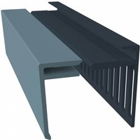 Weatherboard Cladding Vented Top Edge Closer Trim - 25mm Colonial Blue