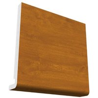 400mm Golden Oak Fascia Box End Board - 18mm x 1.25mtr