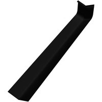 Fascia External Corner Trim - 135 Degree 300mm Black Smooth