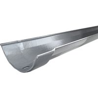 Cast Iron Beaded Half Round Gutter - 150mm x 1829mm Primed