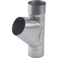 Steel Downpipe Branch - 100mm Galvanised