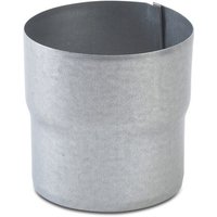 Steel Downpipe Connector - 87mm Galvanised