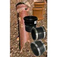 FloPlast PVC, Clay andamp; Cast Iron Pipe Repair Kit - 110mm