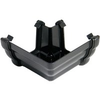 FloPlast Cast Iron Effect Ogee Gutter External Angle - 90 Degree x 110mm x 80mm