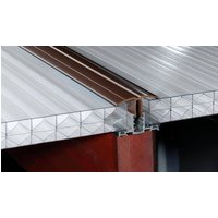 PolyX PVC Capped Rafter Bar Rafter Supported - 5mtr Brown