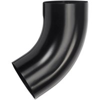 Steel Downpipe Bend - 60 Degree x 87mm Black