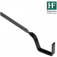 Cast Iron Box Gutter Side Rafter Bracket - 100mm Galvanised Black Painted