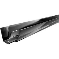 Cast Iron Moulded Ogee Gutter - 100mm x 1829mm Black