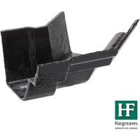 Cast Iron Notts Ogee Gutter External Angle - 135 Degree x 115mm Black