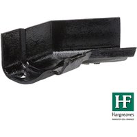 Cast Iron Ogee Gutter Internal Angle - 135 Degree x 125mm Black