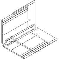 Aluminium Cladding Two Part External Corner - 5650mm Grey Ash