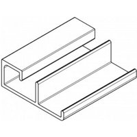 Aluminium Cladding Starter Trim - 5650mm Grey Ash