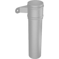 Cast Aluminium Round Downpipe - 76mm x 0.5mtr PPC