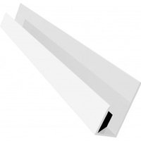 Weatherboard Cladding Universal Edge Trim - 3mtr White