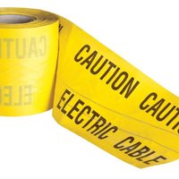 Detectable Underground Warning Tape - Electric Cable 150mm x 100mtr