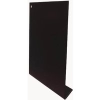 Aluminium Fascia V Profile Box End Assembly - 400mm x 2mm x 400mm Black