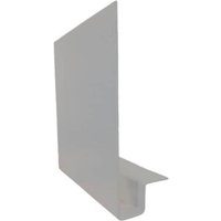 Aluminium Fascia J Profile Box End Assembly - 400mm x 2mm x 400mm Painted