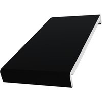 410mm Black Smooth Fascia Board - 18mm x 1.25mtr