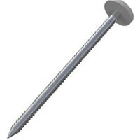 Plastic Headed Nails - 65mm Storm Grey - Box of 100