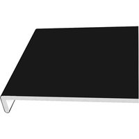 200mm Black Smooth Fascia Capping Board - 10mm x 5mtr - Pack of 2