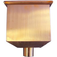 Copper Gutter Charlotte Hopper - 80mm