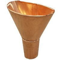 Copper Gutter Jane Outlet - 80mm