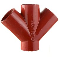 Cast Iron Halifax Soil Branch Double - 45 Degree x 150mm