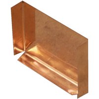 Copper Large Box Gutter Stop End - 115mm