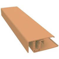 Foresta Wood Effect Cladding Two-Part Lacquered Aluminium Edge Trim - 3mtr For Red Cedar andamp; Siberian Larch