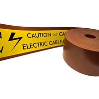 Groundarmor Electricity Cable Tile Tape - 150mm x 2.5mm x 40m