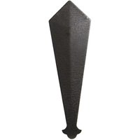 Black Ash Woodgrain Fascia Bargeboard Finial - 340mm