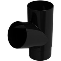 Galeco Industrial Downpipe Branch - 67 Degree x 100mm Black