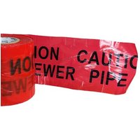 Detectable Underground Warning Tape - Sewer Pipe 150mm x 100mtr
