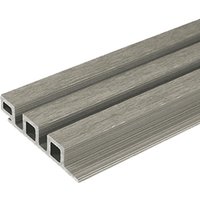 Composite Slatted Cladding - 120mm x 3.6mtr Silver Birch