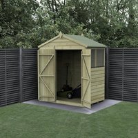 Forest Garden Shiplap Apex Shed – 2 Windows – 6and#039; x 4and#039; Forest Garden Shiplap Apex Shed – 2 Windows – 6and#039; x 4and#039;