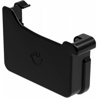 Square Gutter Large Left Hand Stopend - 135mm Black