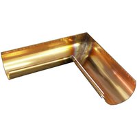 Copper Half Round Gutter Internal Corner - 135 Degree x 125mm