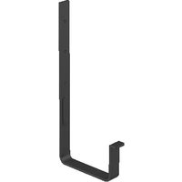 Square Steel Gutter Rafter Bracket - 125mm Graphite