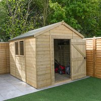Forest Garden Tongue andamp; Groove Apex Shed – 10and#039; x 8and#039; Forest Garden Tongue andamp; Groove Apex Shed – 10and#039; x 8and#039;