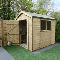 Forest Garden Tongue andamp; Groove Apex Shed – 8and#039; x 6and#039; Forest Garden Tongue andamp; Groove Apex Shed – 8and#039; x 6and#039;