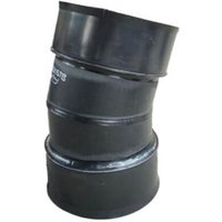 Twinwall Drainage Bend - 15 Degree x 450mm Black