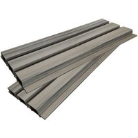 Standard Composite Slatted Cladding - 168mm x 5mtr Natural