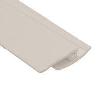 Antimicrobial PVC Hygiene Cladding Two Part Vinyl Floor Trim - 3mtr Fawn